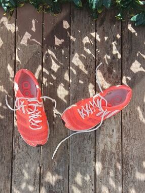 adidas Coral-Pink Athletic Sneakers with White Insole Tag